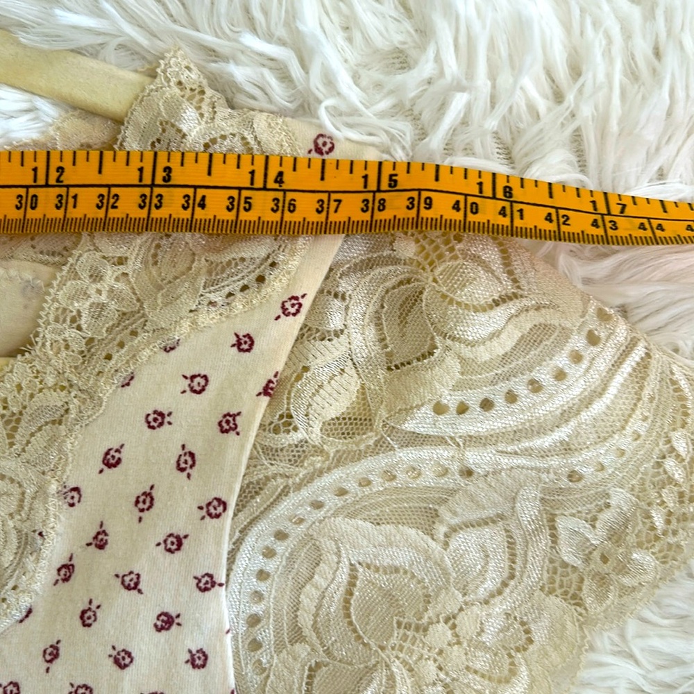 Chevignon Girl Floral Top with Lace Trim